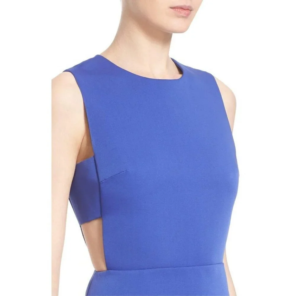 Kate Spade New York Dress Cutout Sides A Line Mini Dress Blue Size 8 New
